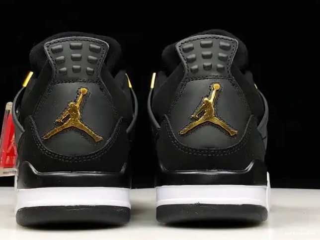 Jordan 308497-032 Gold-White Royalty 4 Air Metallic Black 0525